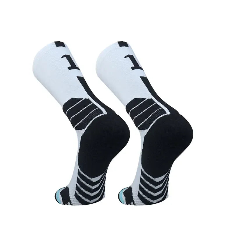 Elite Basketball Compression Socks High Elastic Towel Bottom Sports Socks Men Women