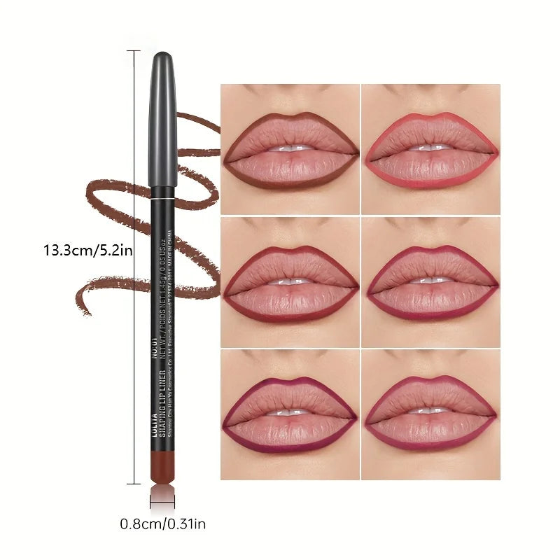 Matte Lip Liner Pencil – Long-Lasting Waterproof Lip Contour for Perfect Full Lips