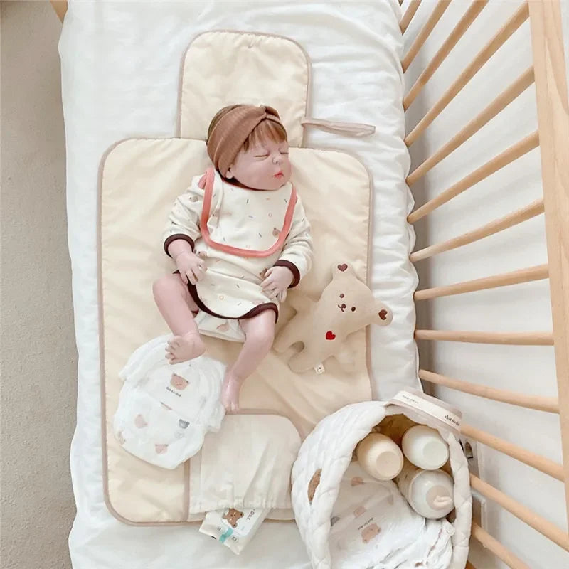 Foldable Baby Diaper Changing Pad Waterproof Travel Nappy Mat for Newborns