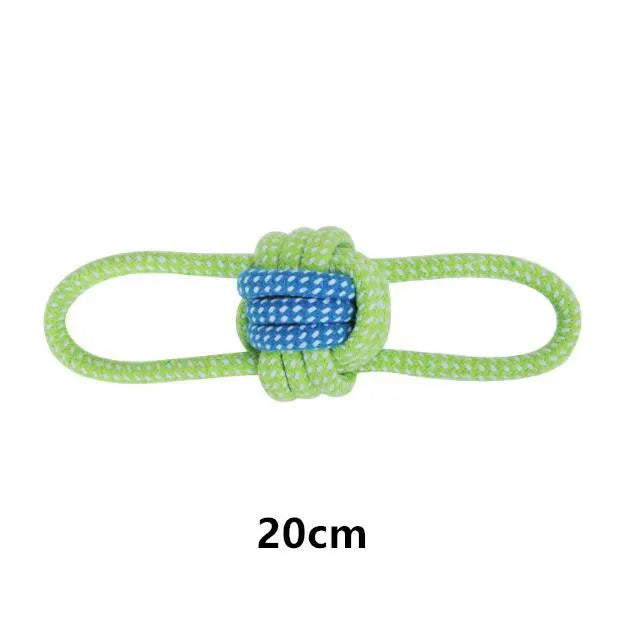 Cotton Rope Dog Chew Ball Toy for Small Large Dogs