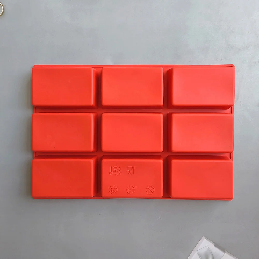 Silicone Mini Loaf Pan with 9 Cavities