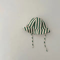 Double Sided Baby Bucket Hat Striped Plaid Summer Sun Hat for Kids