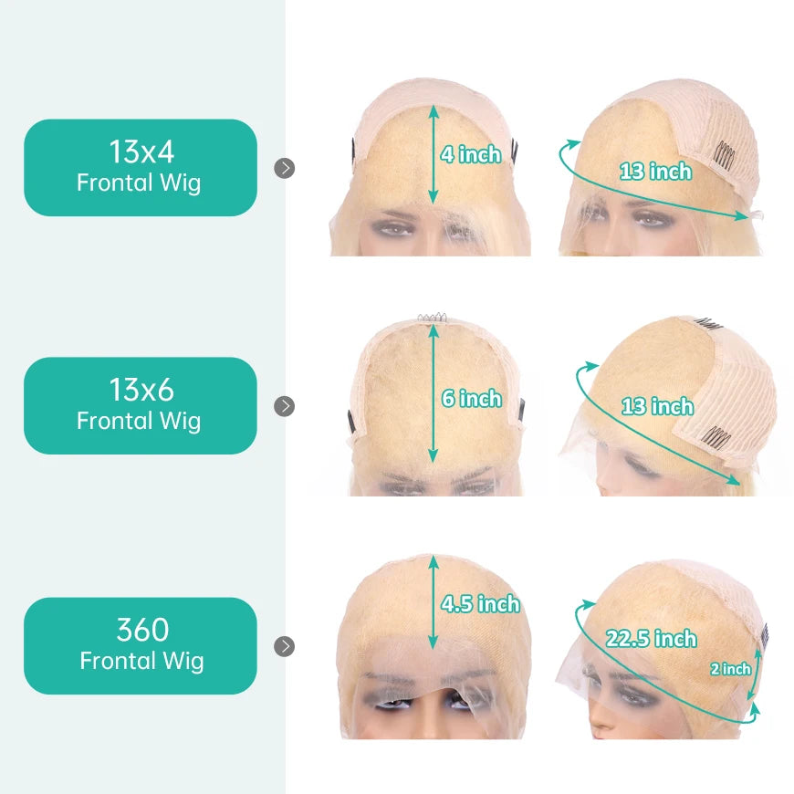 613 Blonde Body Wave Wig – HD Lace Front Human Hair Wig (13x6 Pre Plucked)