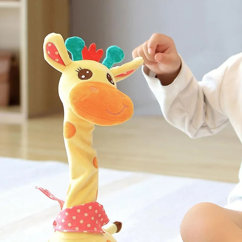 Talking Dancing Giraffe Toy with Songs and Lights