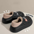 Waterproof Winter Plush Slippers for Women and Men