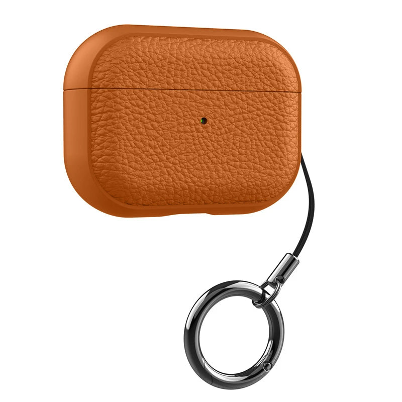AirPods Pro 3 TPU Leather Case with Lanyard Protective Cover for AirPods 1–4 Pro 2
