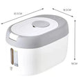 5kg 10kg Rice Dispenser Storage Container Kitchen Grain Organizer Box