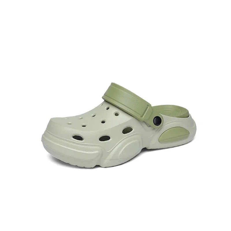 Chunky Thick Sole Clogs Men Women Platform Crocs Style Non Slip EVA Garden Shoes Comfortable Slip On Sandals