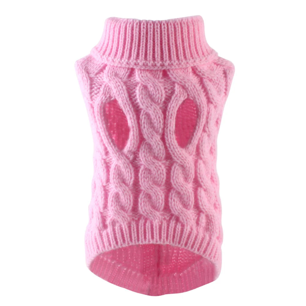 Small Dog Winter Sweater Warm Puppy Pullover for Chihuahua Yorkie