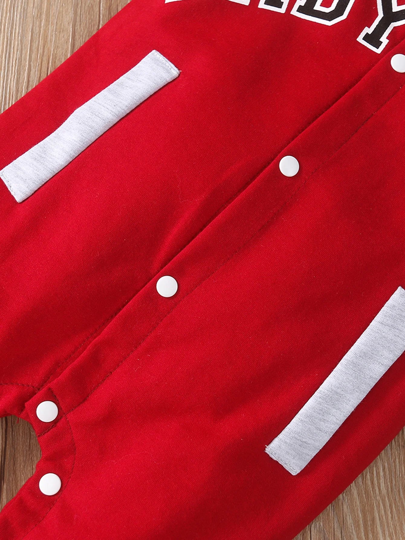 Baby Boy Letter Print Long Sleeve Jumpsuit