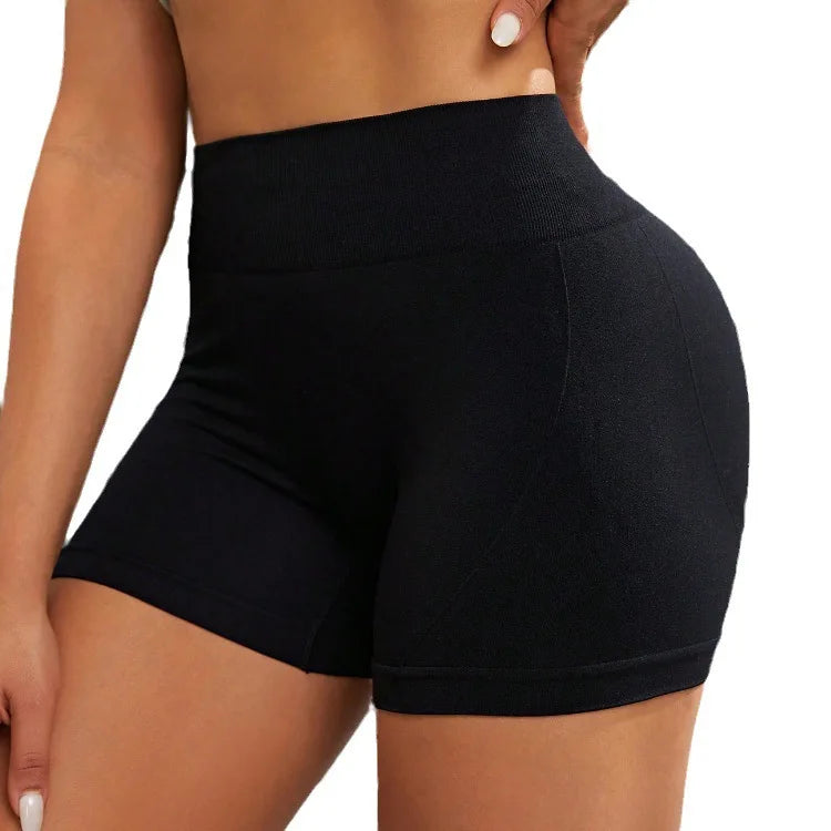 Women’s High Waist Cycling Yoga Shorts Breathable Tight Fitness Pants