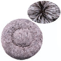 Round Plush Pet Bed Soft Warm Dog Cat Sleeping Bed Multiple Sizes