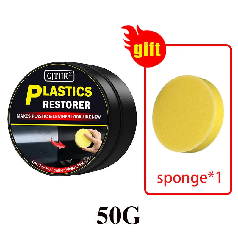 Car Plastic Restorer – Restore Faded Trim to Deep Black Shine