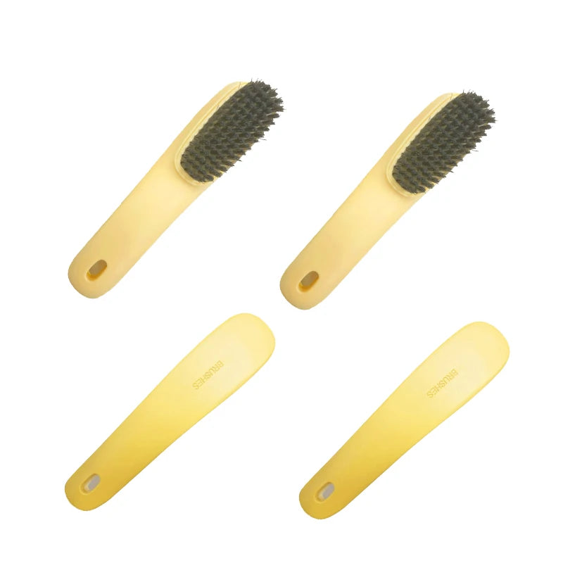 Shoe Cleaning Brush – Multi-Functional Plastic Scrubbing Brush for Clothes & Household Cleaning Accessories