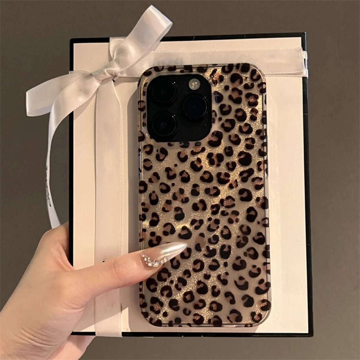Cute Leopard Print iPhone Case