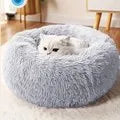 Warm Plush Cat Bed Soft Sleeping Nest for Cats and Dogs