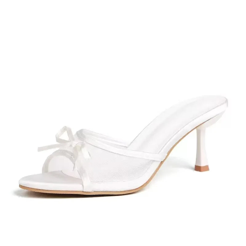 Women Slim High Heel Sandals Summer Dress Shoes