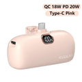 Mini Power Bank 5000mAh PD 3.0 Fast Charging Portable Charger USB-C External Battery for iPhone Samsung Android