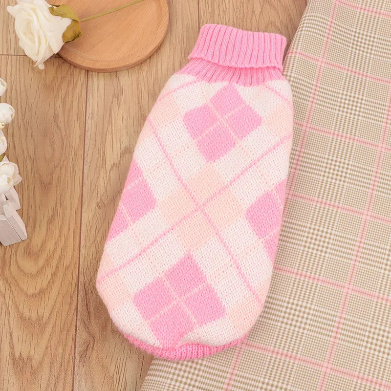 Winter Cat Sweater Vest – Fashion Warm Clothing for Sphynx Cats & Pets