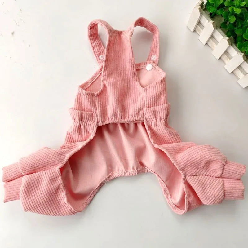 Small Medium Dog Strap Jumpsuit Cute Pet Overalls Pajamas