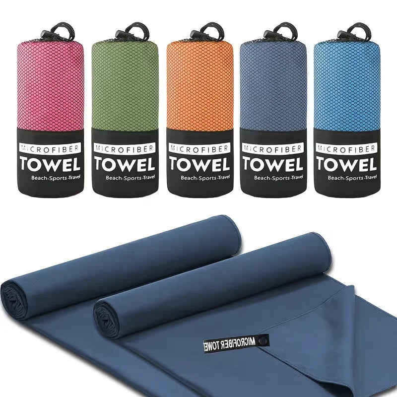 Quick Dry Microfiber Beach Towel Travel Hiking Gym Swimming Camping