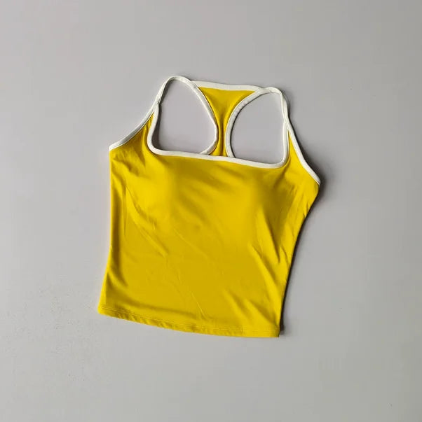 Women Sports Bra Vest Shockproof Padded Yoga Fitness Top