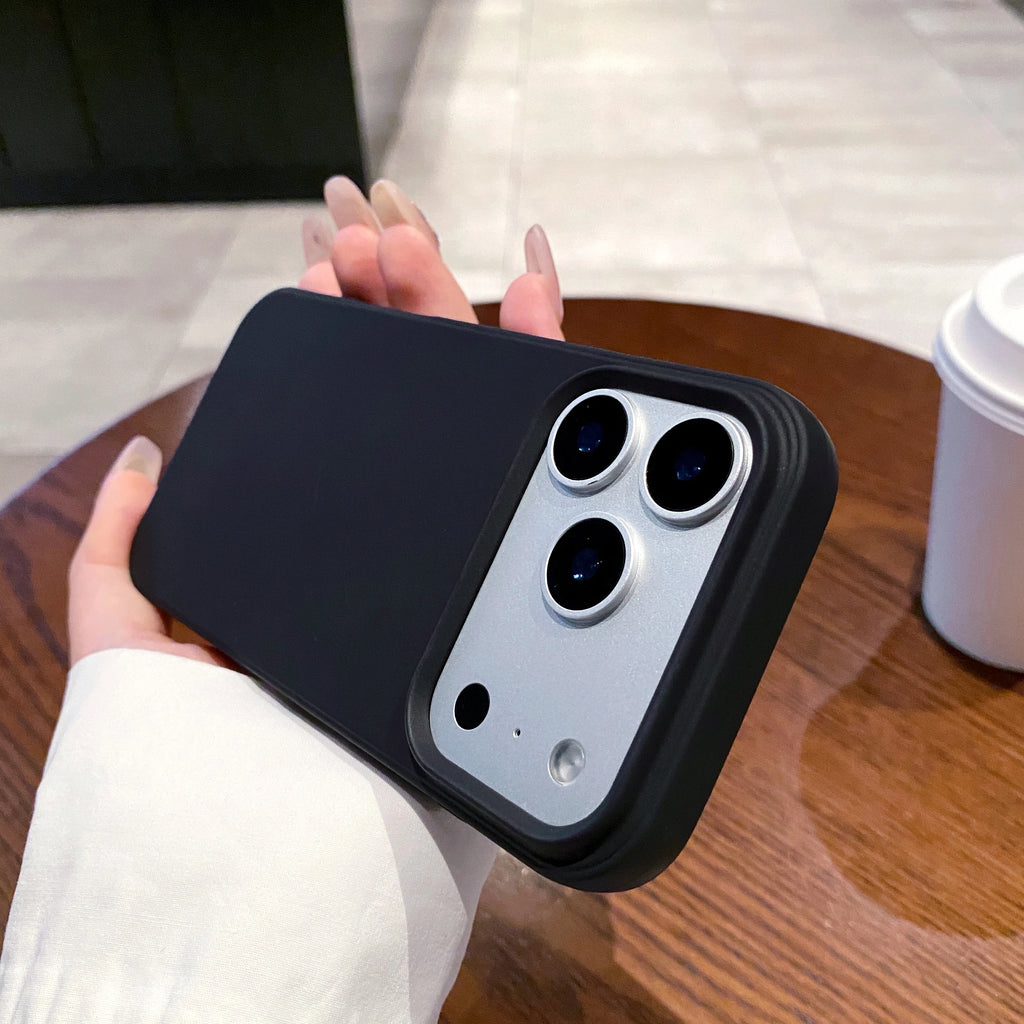 Simple Couple Candy Color Soft Shockproof Anti Fall iPhone Case