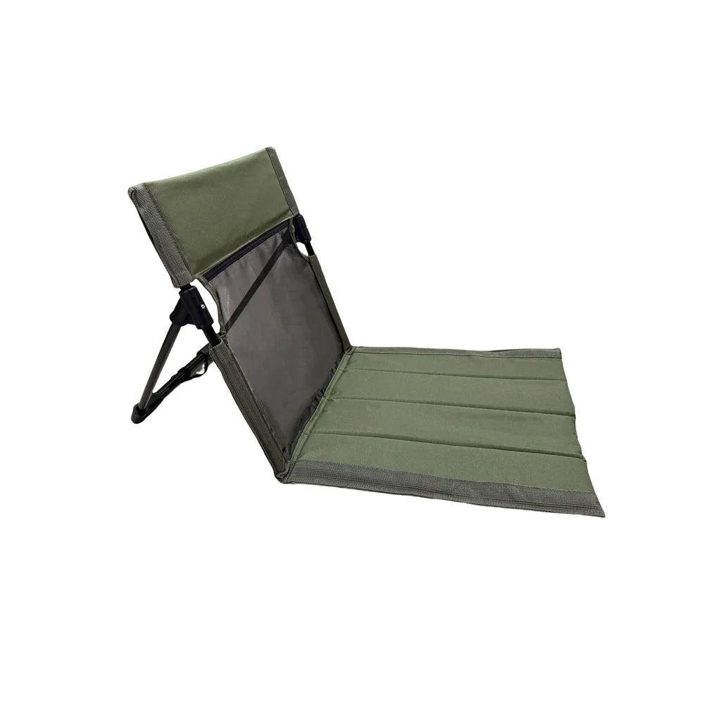 Foldable Camping Floor Chair Oxford Cloth Backrest Cushion