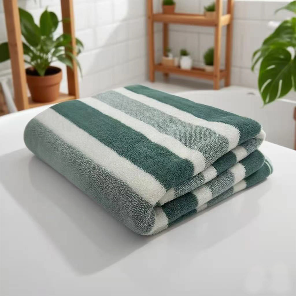 Thick Bath Towel Quick Dry Strong Absorbent Durable Non Shedding Home Beach Towel