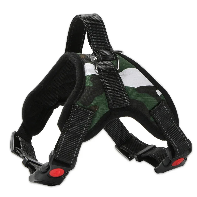 Dog Harness No Pull Adjustable Vest – Breathable Pet Harness for Small Medium Large Dogs
