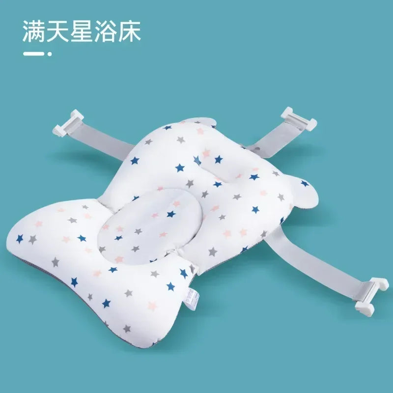 Baby Bath Support Cushion Non Slip Newborn Bathtub Pad Soft Comfort