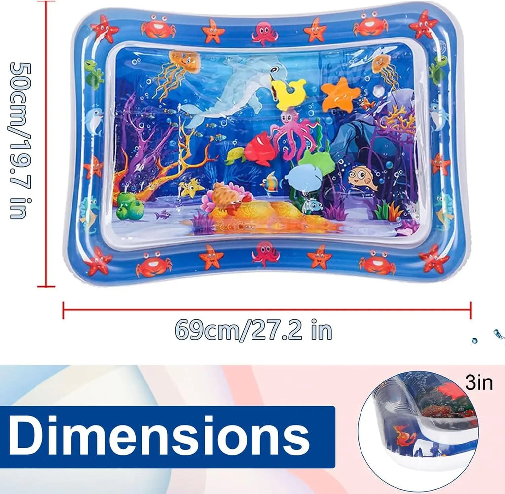 Cat Water Sensory Play Mat – Inflatable Fish Play Pad for Interactive Indoor Fun