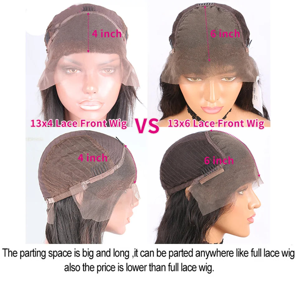 99J Burgundy Wig – Straight HD Lace Front Human Hair Wig (Wine Red)