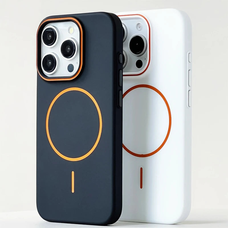 Matte Magnetic iPhone Case – MagSafe Compatible Slim Protective Cover