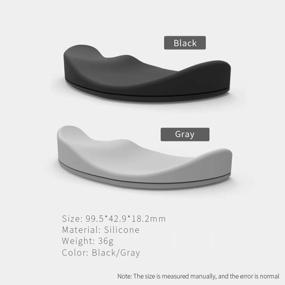 Left Hand Silicone Wrist Rest Pad for Logitech MX Master 3S Ergonomic Palm Support Mat