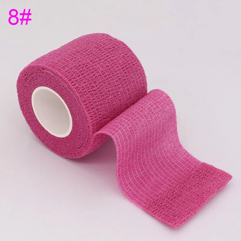 Colored Self Adhesive Elastic Sports Wrap Tape 18 Colors Athletic Support Bandage Knee Finger Ankle Protection
