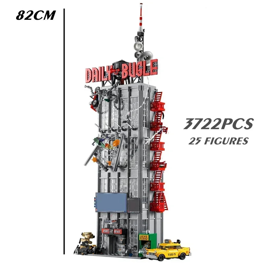 Daily Bugle Building Blocks Set – Compatible City Architecture Model Kit