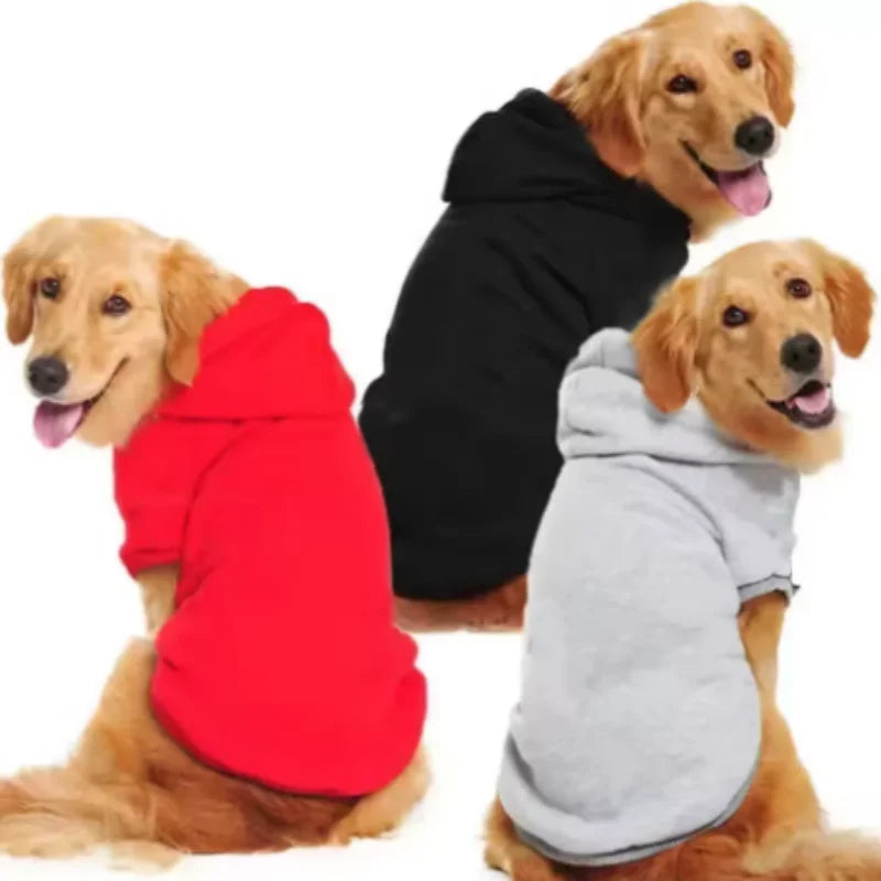 Winter Dog Hoodie Warm Pet Sweatshirt for All Sizes