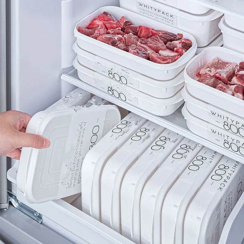 Food Grade Refrigerator Storage Box Divided Fruit Vegetable Meat Organizer Container