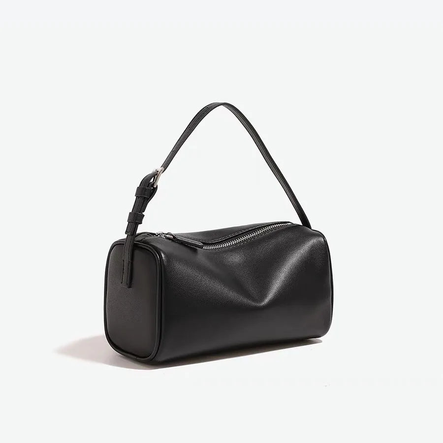 Women Suede Mini Crossbody Bag Soft Cowhide One Shoulder Handbag