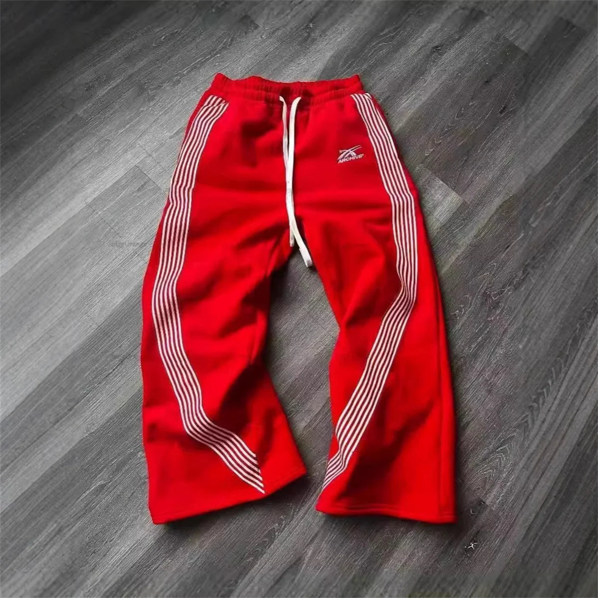Y2K Wide Leg Tactical Jogger Pants Unisex Streetwear Sweatpants