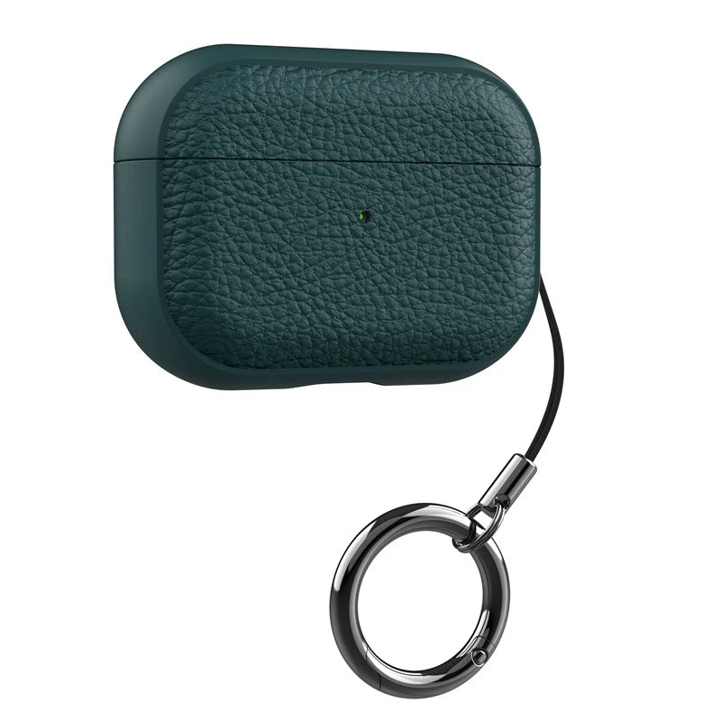 AirPods Pro 3 TPU Leather Case with Lanyard Protective Cover for AirPods 1–4 Pro 2