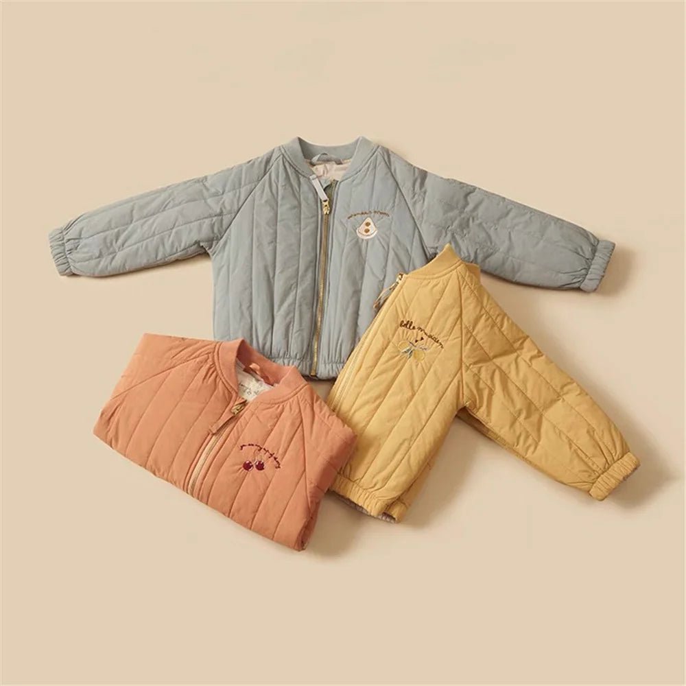 Kids Warm Thickened Cotton Jacket Winter Coat for Girls & Boys 1–6 Years