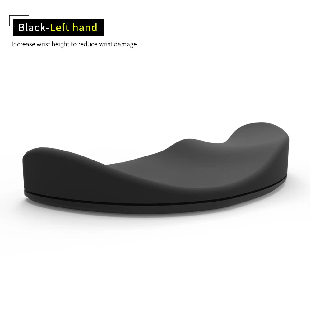 Left Hand Silicone Wrist Rest Pad for Logitech MX Master 3S Ergonomic Palm Support Mat