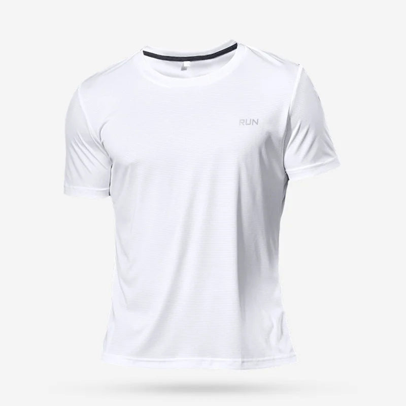 Men Multicolor Sport T Shirt Quick Dry Gym Running Fitness Jersey