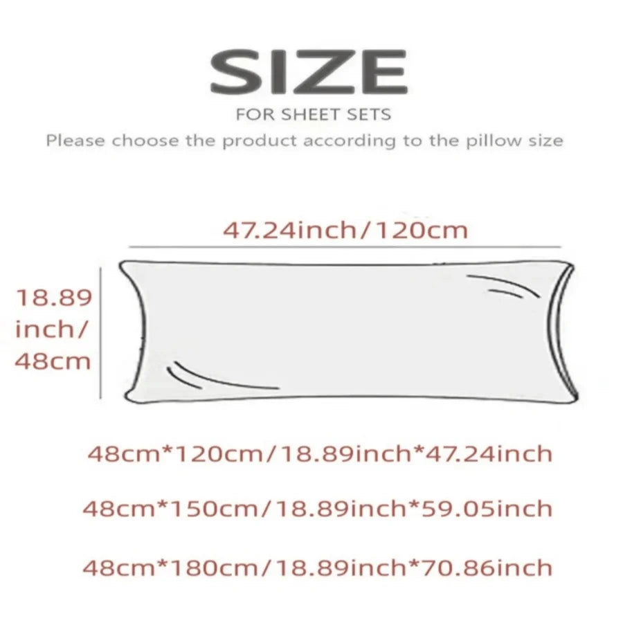 Solid Color Plush Long Pillowcase Soft Decorative Pillow Cover