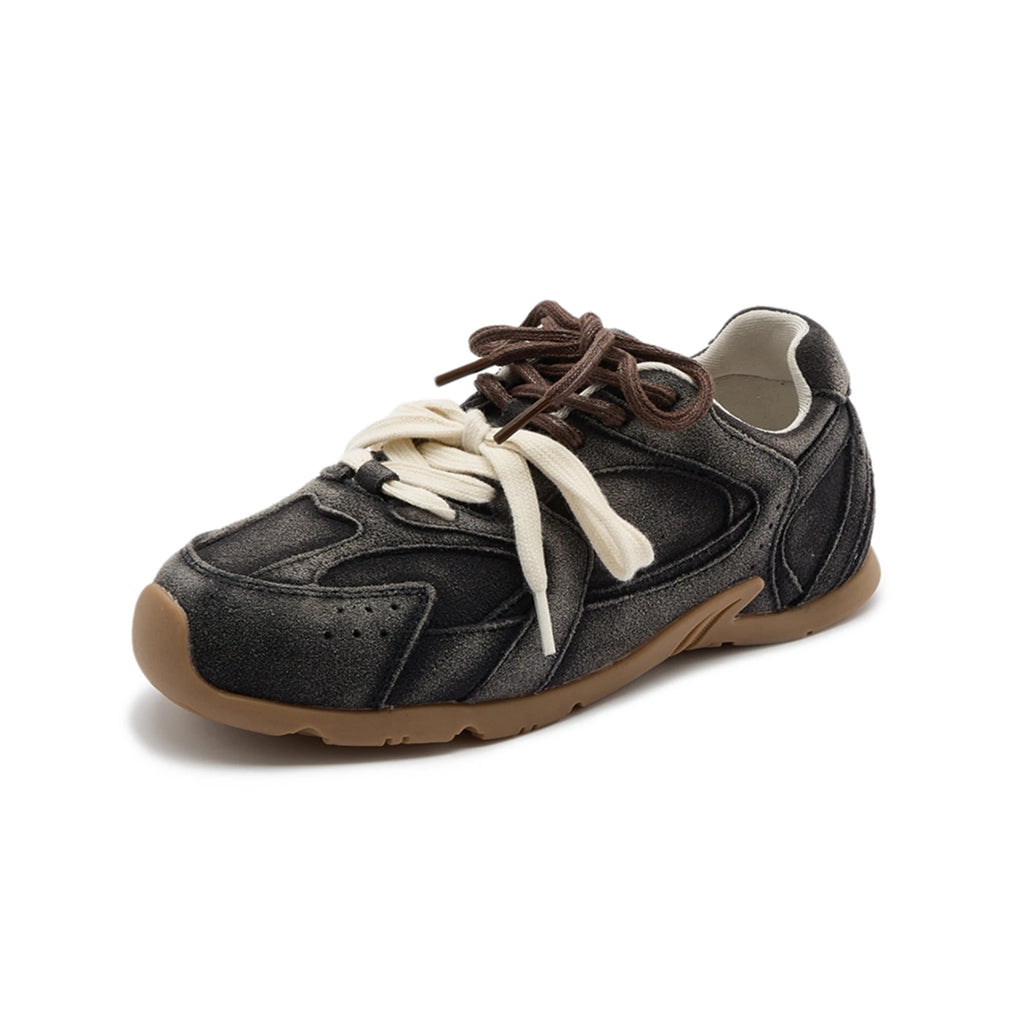 Women Genuine Leather Sneakers Non Slip Training Running Shoes 2026