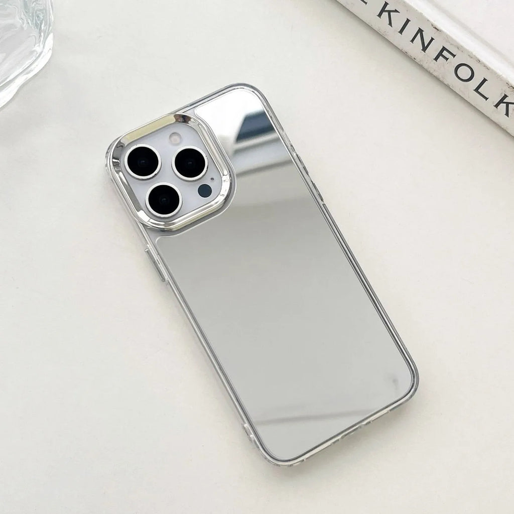 Plating Make Up Mirror iPhone Case