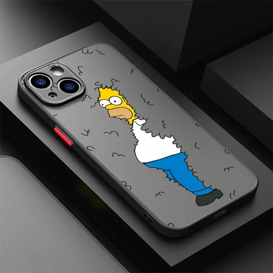 Disney Simpsons Homer Matte iPhone Case