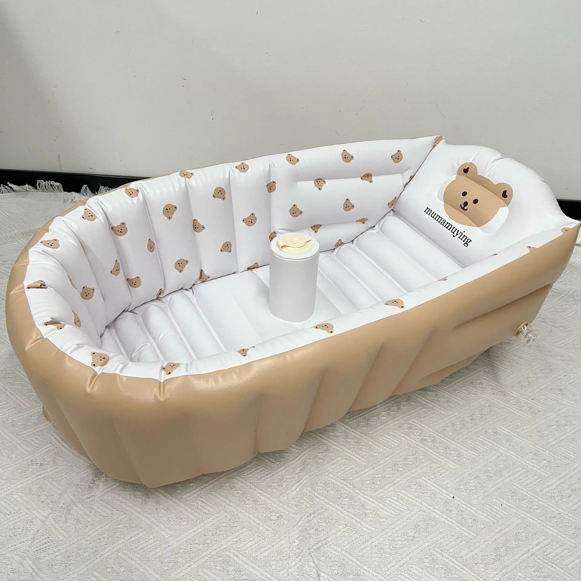 Inflatable Baby Swimming Pool Portable Animal Bathtub Newborn Kids Outdoor Tub